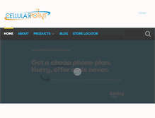 Tablet Screenshot of cellularpoint.ca